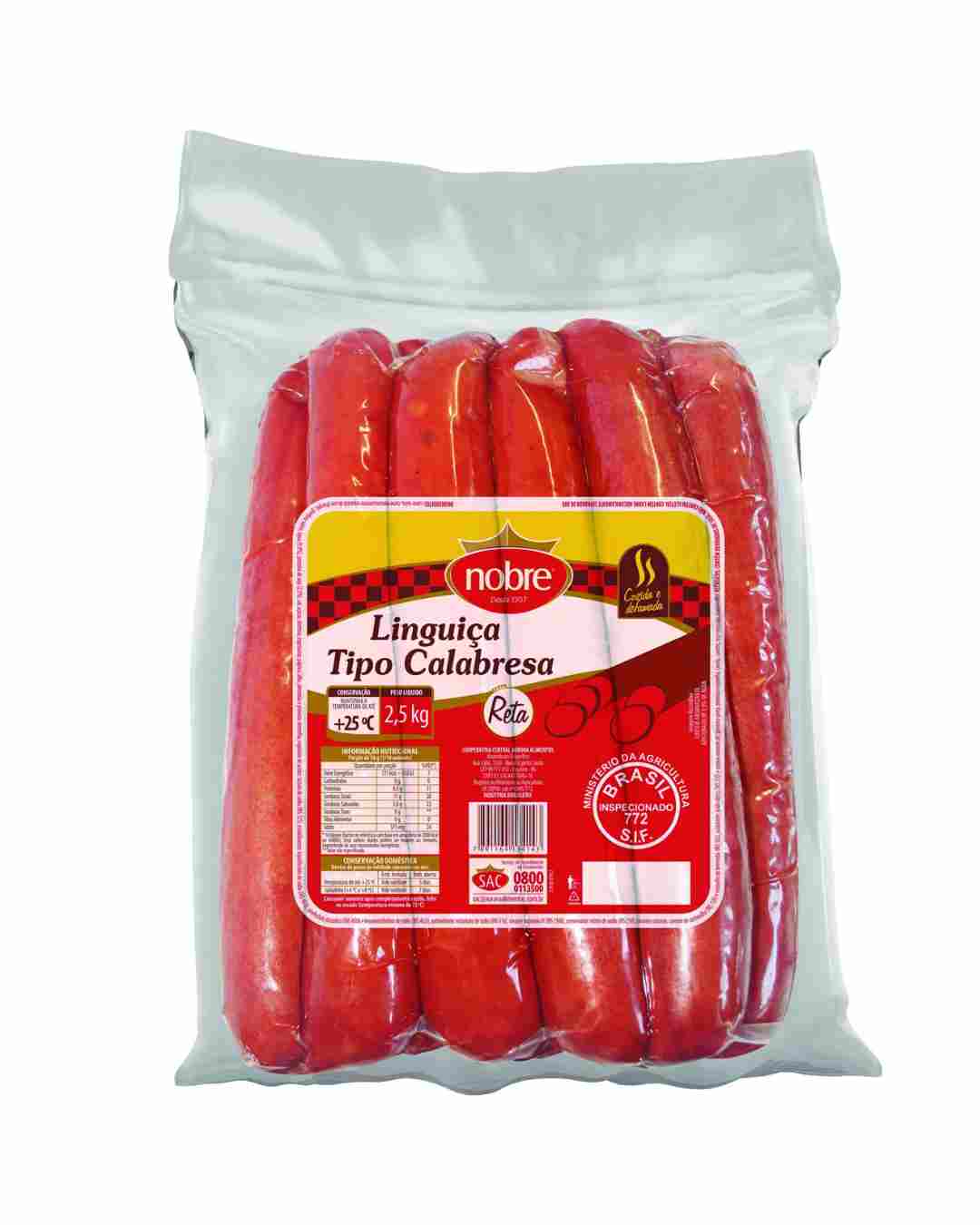 Calabresa Reta Nobre 2,5kg